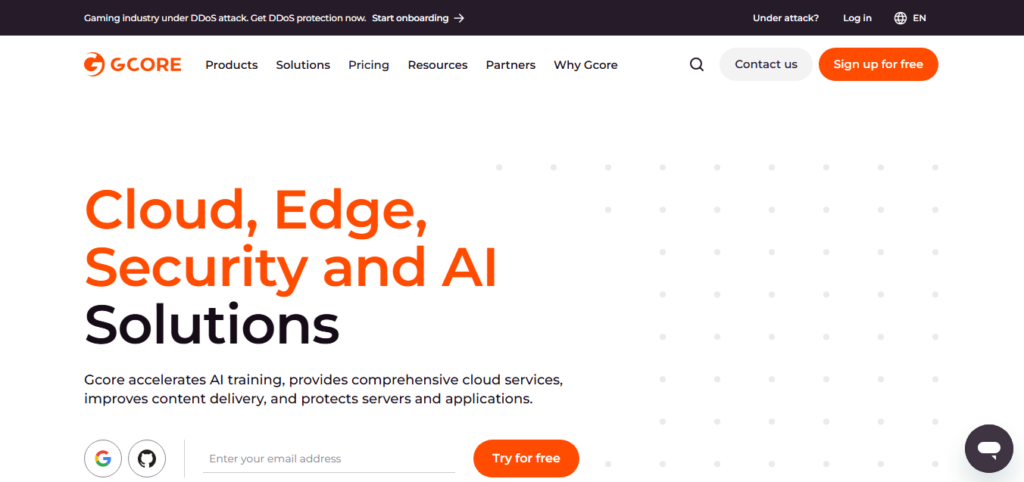 Gcore Hosting