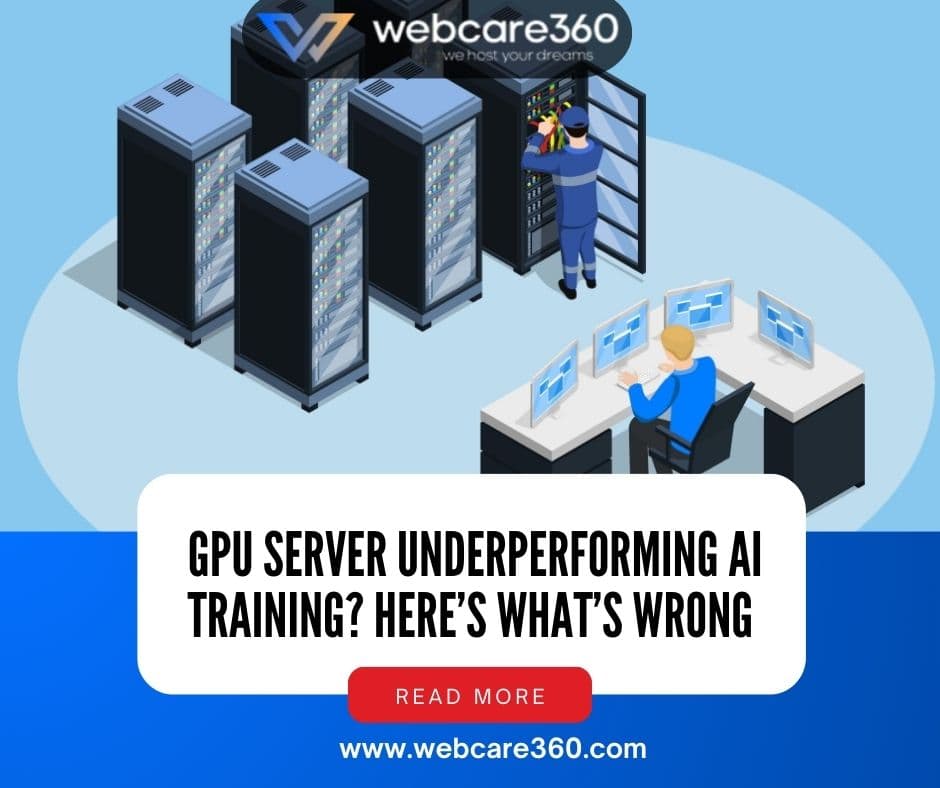 GPU server underperforming AI training