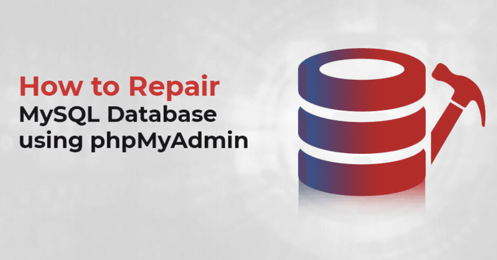 Repair how to repair mysql database using php myadmin
